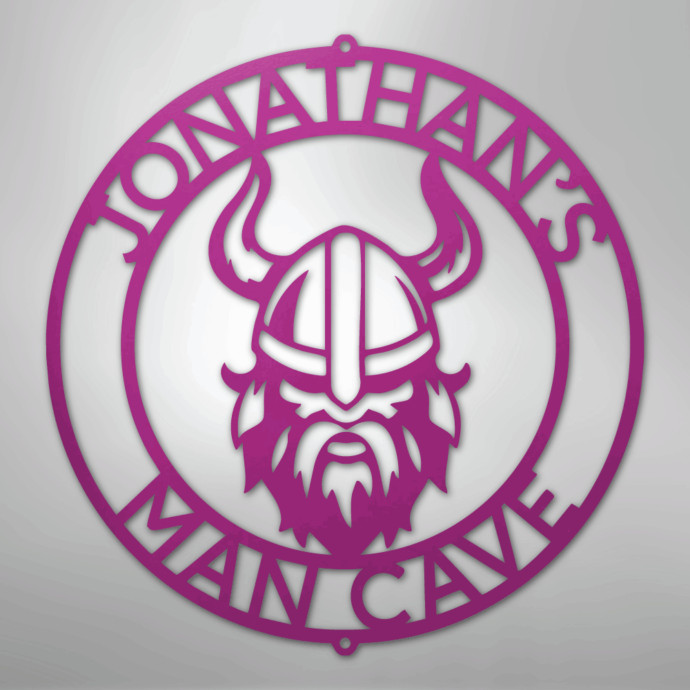 Viking Ring Personalized Steel Metal Sign Wall ArtCustomly Gifts