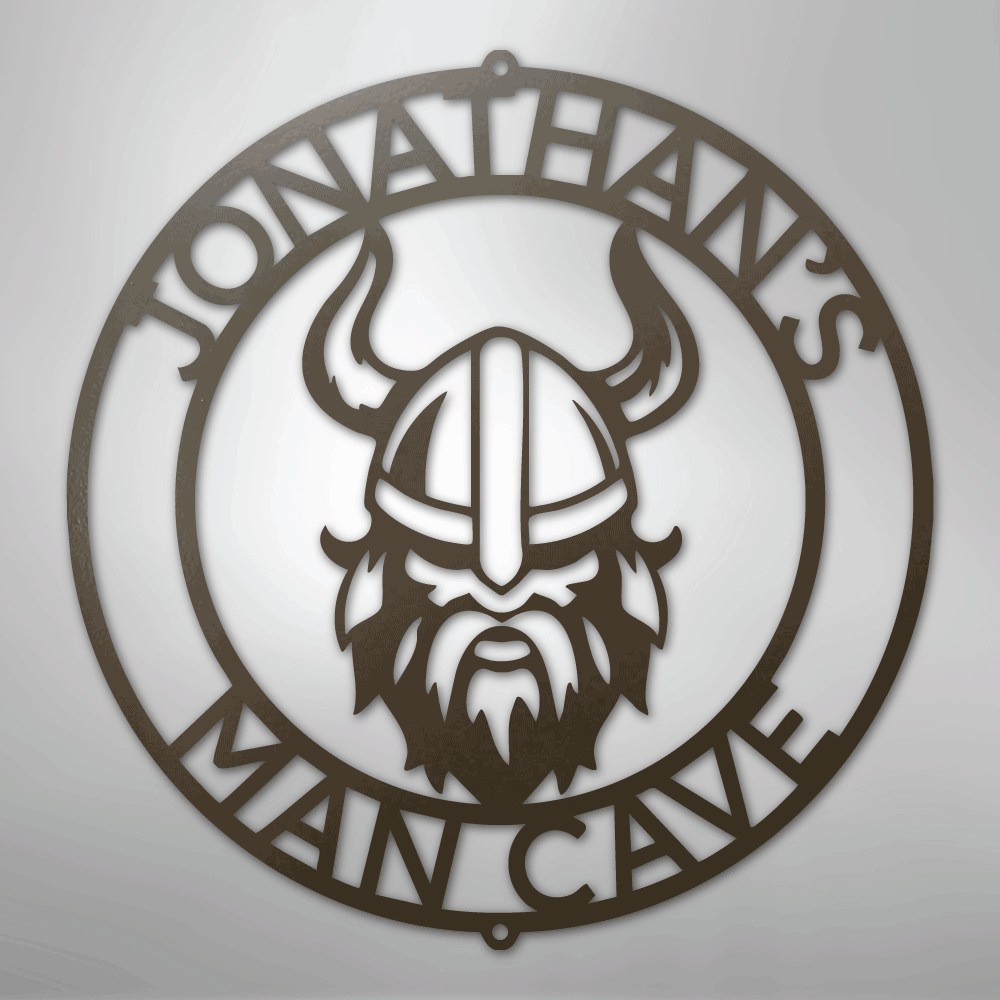 Viking Ring Personalized Steel Metal Sign Wall ArtCustomly Gifts
