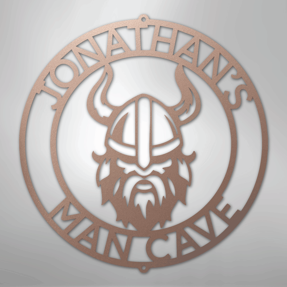 Viking Ring Personalized Steel Metal Sign Wall ArtCustomly Gifts