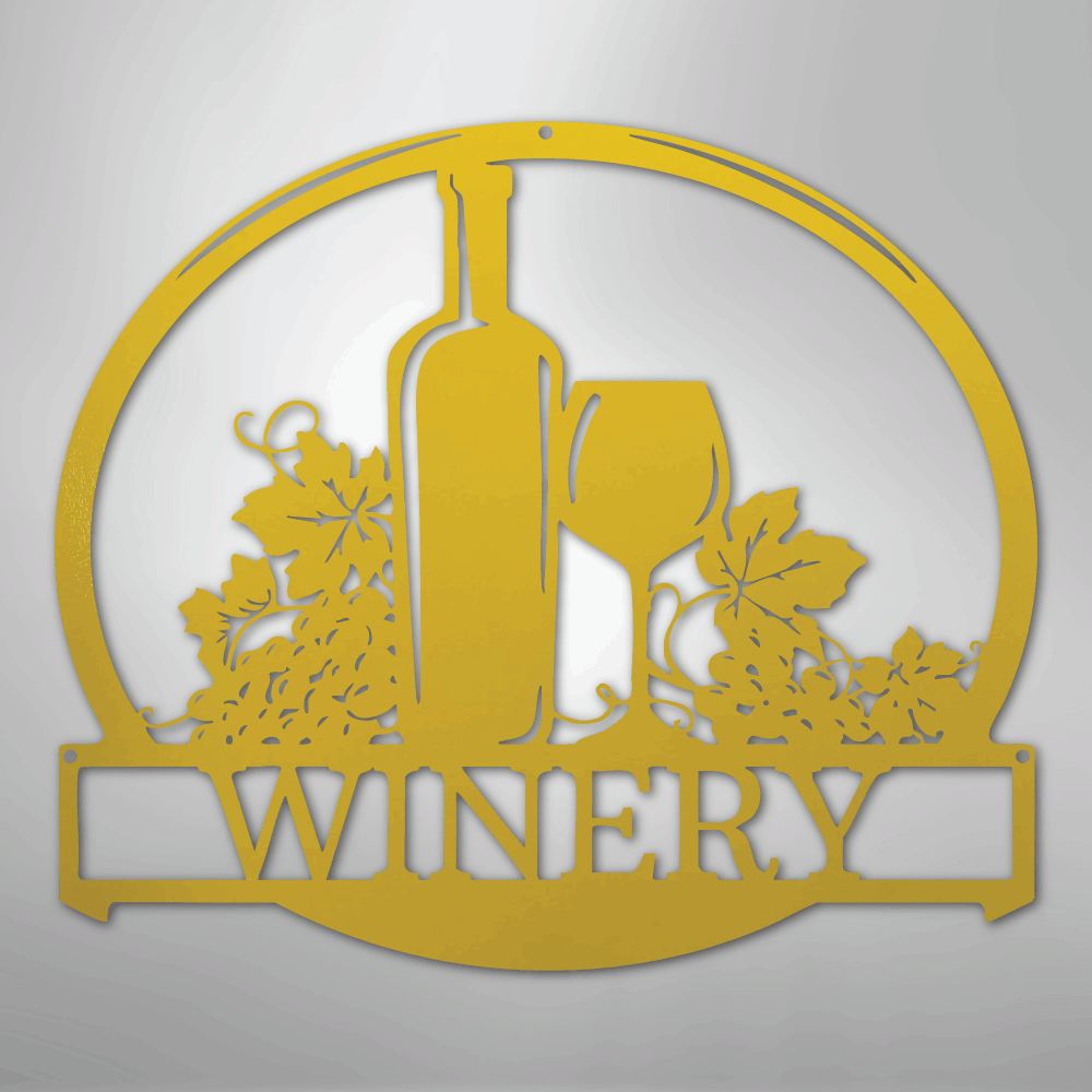 Vine Tinto Personalized Wine Steel Metal Sign Wall ArtCustomly Gifts