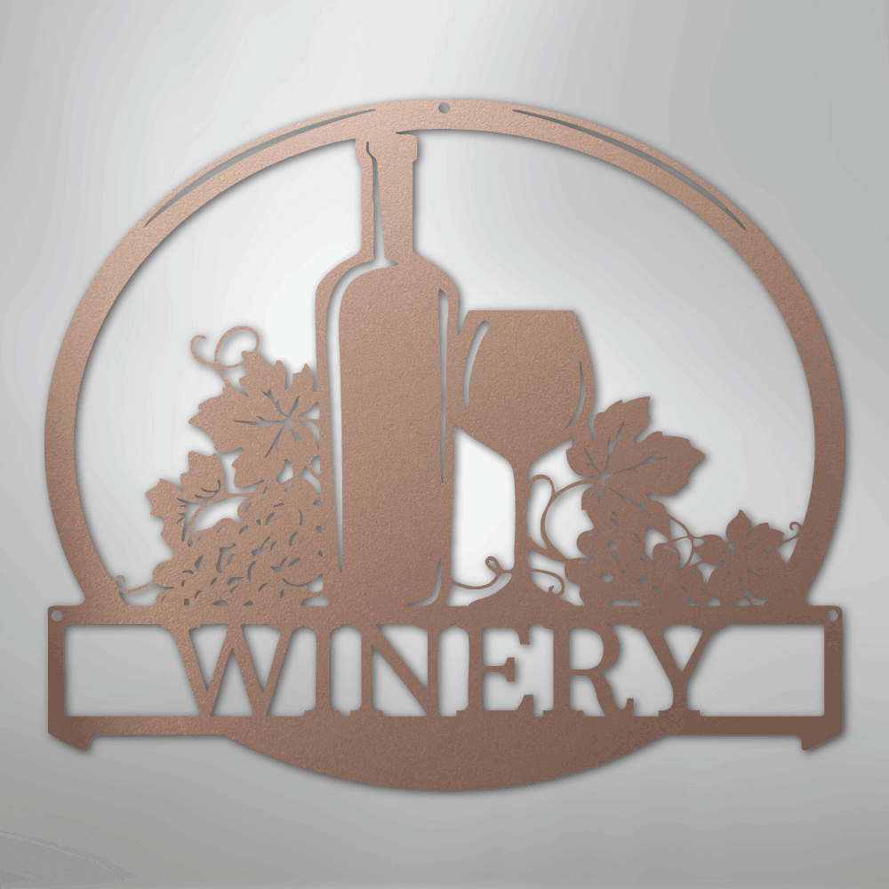 Vine Tinto Personalized Wine Steel Metal Sign Wall ArtCustomly Gifts