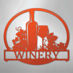 Vine Tinto Personalized Wine Steel Metal Sign Wall ArtCustomly Gifts