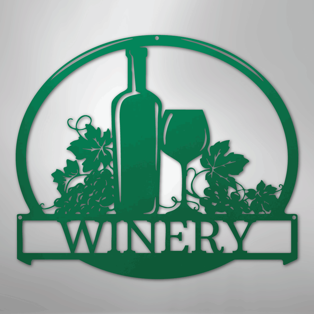 Vine Tinto Personalized Wine Steel Metal Sign Wall ArtCustomly Gifts