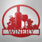 Vine Tinto Personalized Wine Steel Metal Sign Wall ArtCustomly Gifts