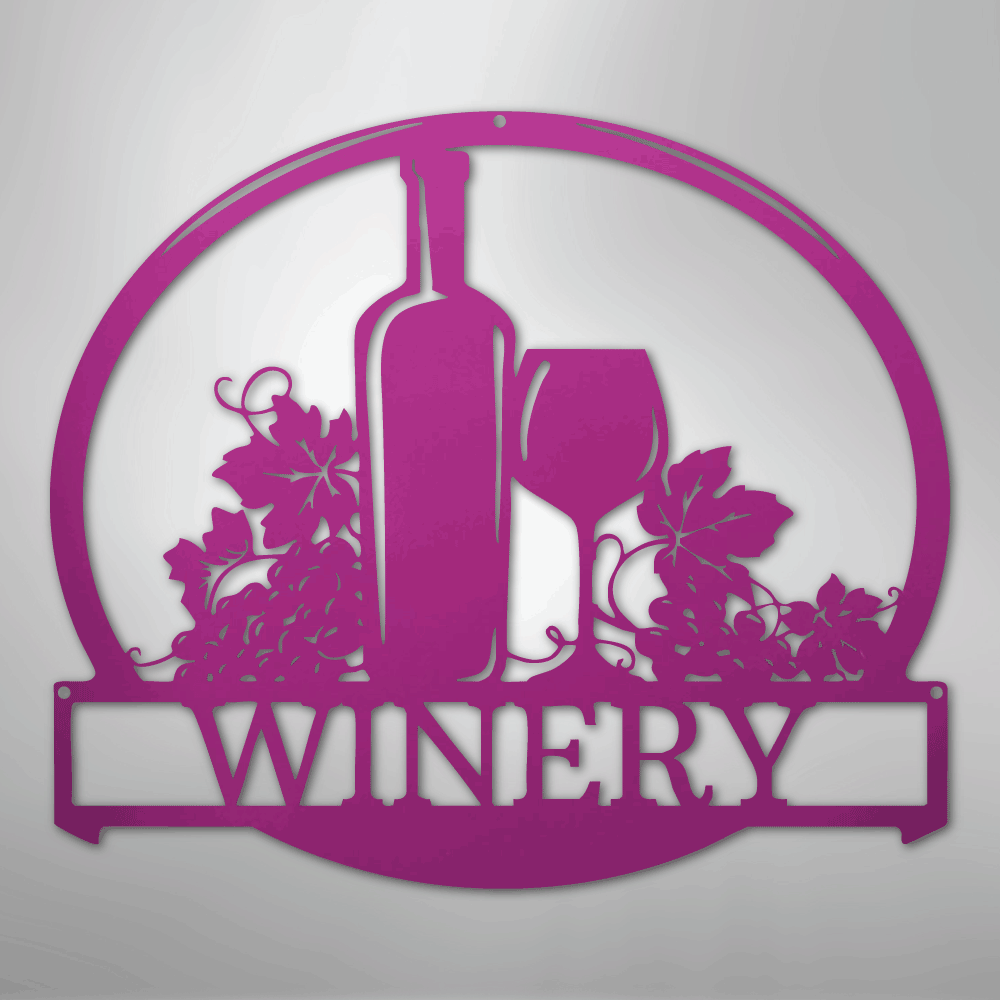 Vine Tinto Personalized Wine Steel Metal Sign Wall ArtCustomly Gifts
