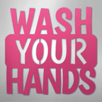 Wash Your Hands Quote - Steel Metal Sign Wall ArtCustomly Gifts