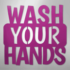 Wash Your Hands Quote - Steel Metal Sign Wall ArtCustomly Gifts