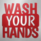 Wash Your Hands Quote - Steel Metal Sign Wall ArtCustomly Gifts