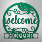 Welcome Fall Personalized Steel Metal Sign Wall ArtCustomly Gifts