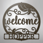 Welcome Fall Personalized Steel Metal Sign Wall ArtCustomly Gifts