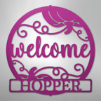 Welcome Fall Personalized Steel Metal Sign Wall ArtCustomly Gifts