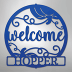 Welcome Fall Personalized Steel Metal Sign Wall ArtCustomly Gifts