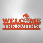 Welcome Gnome Personalized Steel Metal Sign Wall ArtCustomly Gifts