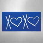 XOXO - Steel Metal Sign Wall ArtCustomly Gifts