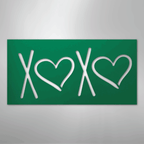 XOXO - Steel Metal Sign Wall ArtCustomly Gifts