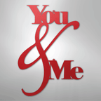 You and Me Quote - Steel Metal Sign Wall ArtCustomly Gifts