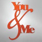 You and Me Quote - Steel Metal Sign Wall ArtCustomly Gifts