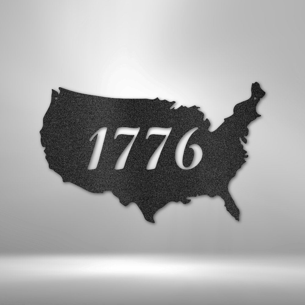 1776 - Steel SignCustomly Gifts