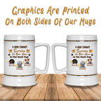 A Man Cannot Survive On Beer Alone He Also Needs Dogs Beer MugCustomly Gifts