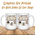 A Woman Cannot Survive On Beer Alone She Also Needs Dogs MugCustomly Gifts