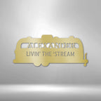 Airstream Personalized - Steel SignCustomly Gifts