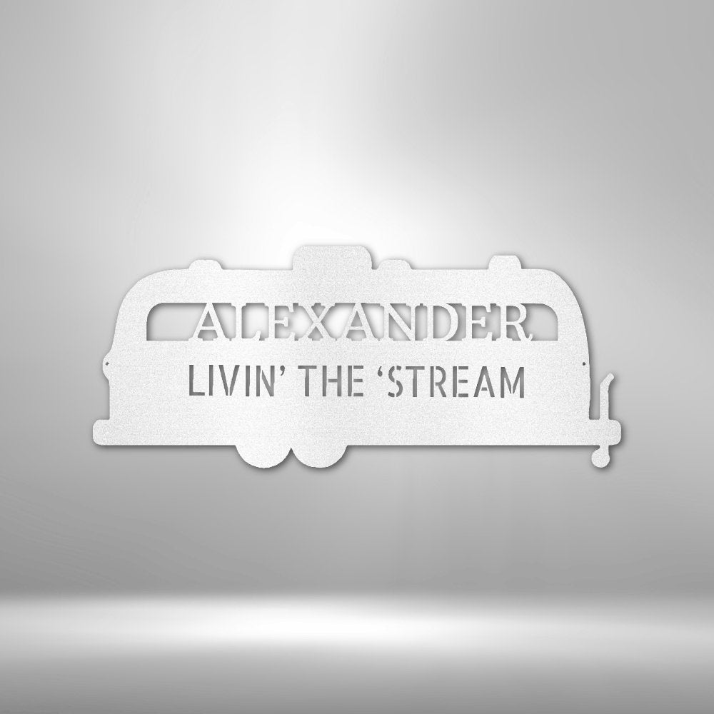 Airstream Personalized - Steel SignCustomly Gifts