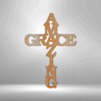 Amazing Grace Cross - Steel SignCustomly Gifts
