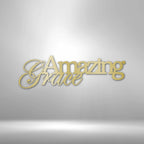 Amazing Grace - Steel SignCustomly Gifts
