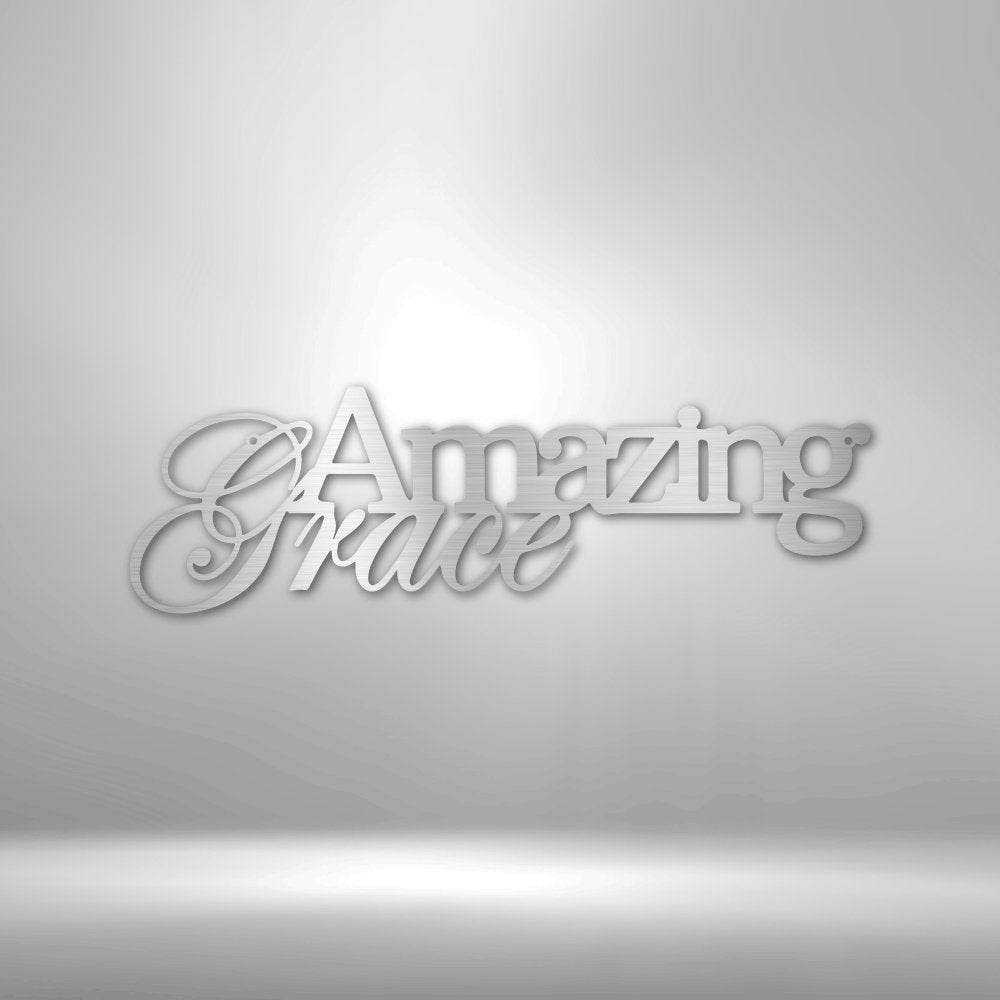 Amazing Grace - Steel SignCustomly Gifts