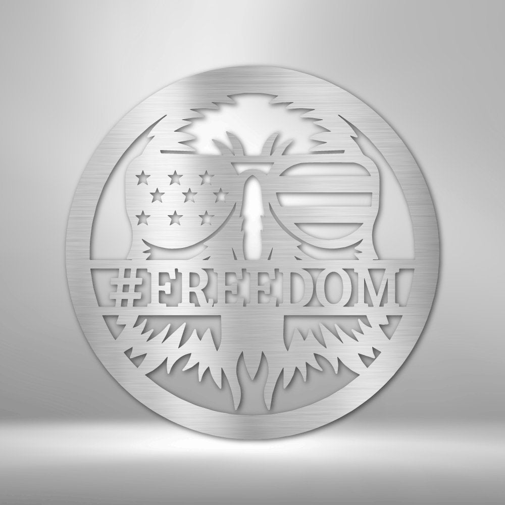 American Eagle Personalized Text Steel SignCustomly Gifts