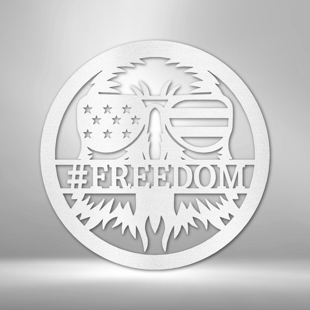 American Eagle Personalized Text Steel SignCustomly Gifts