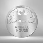 Animal House Personalized Name Text Steel SignCustomly Gifts