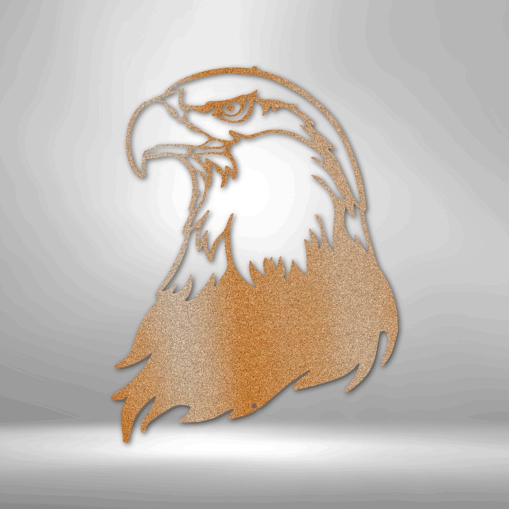 Bald Eagle Head - Steel SignCustomly Gifts