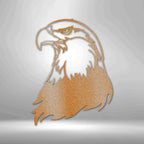 Bald Eagle Head - Steel SignCustomly Gifts