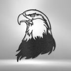 Bald Eagle Head - Steel SignCustomly Gifts