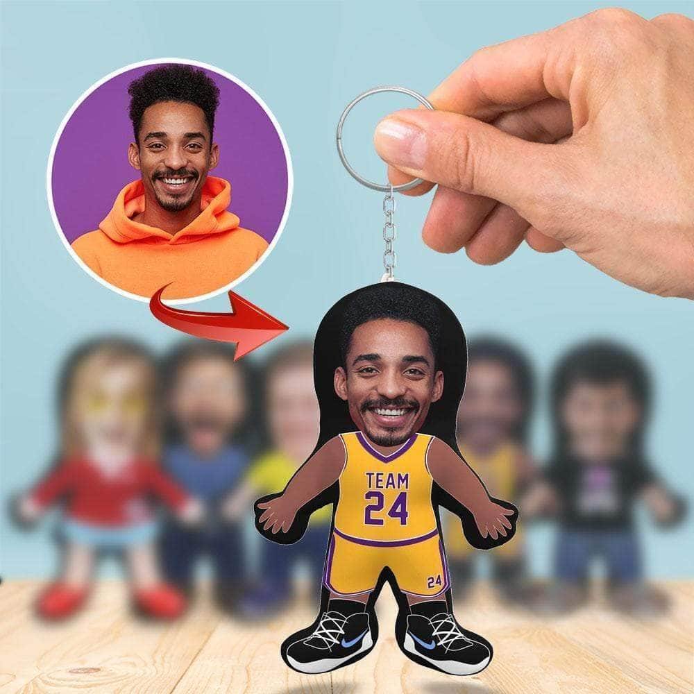 Basketball Player v2 Theme Mini Me Human Doll PillowCustomly Gifts