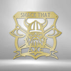 Battle Axe Plaque Personalized Steel SignCustomly Gifts