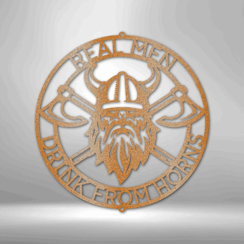 Battle Axe Ring Viking Personalized Steel SignCustomly Gifts