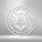 Battle Axe Ring Viking Personalized Steel SignCustomly Gifts