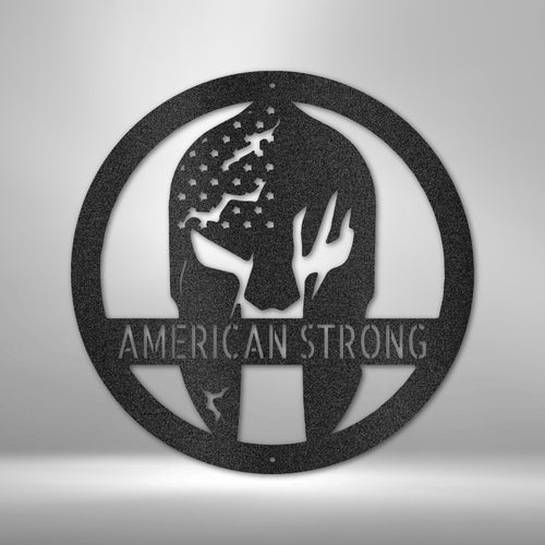 Battle Spartan Helmet Personalized Name Text Steel SignCustomly Gifts