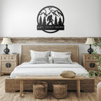 Bigfoot Personalized Text Steel Metal SignCustomly Gifts