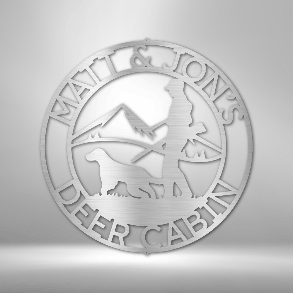 Birddog Personalized Name Text Steel SignCustomly Gifts