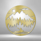 Canoe the Wild - Steel SignCustomly Gifts