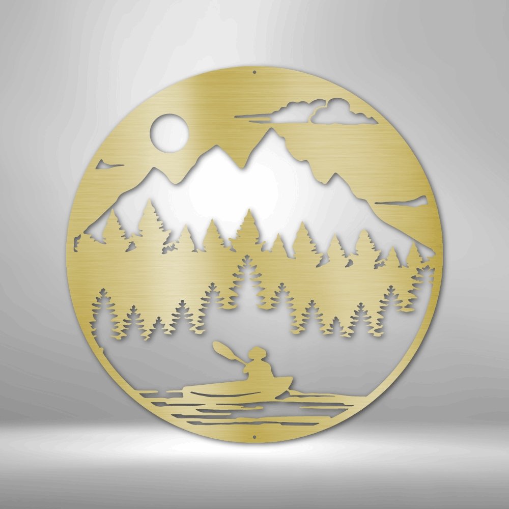 Canoe the Wild - Steel SignCustomly Gifts