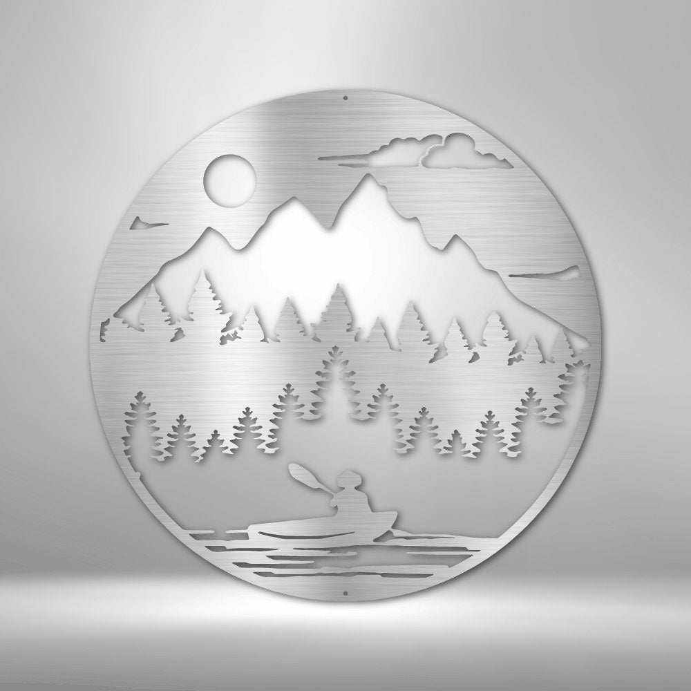 Canoe the Wild - Steel SignCustomly Gifts
