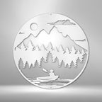 Canoe the Wild - Steel SignCustomly Gifts