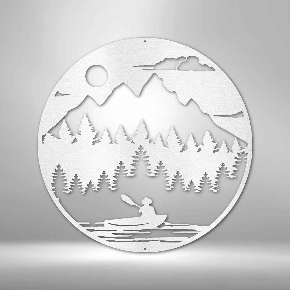 Canoe the Wild - Steel SignCustomly Gifts