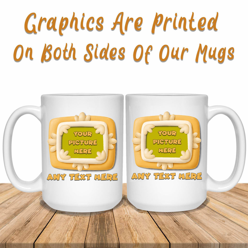 Cartoon Frame v1 Personalized Photo and Text Coffee MugCustomly Gifts