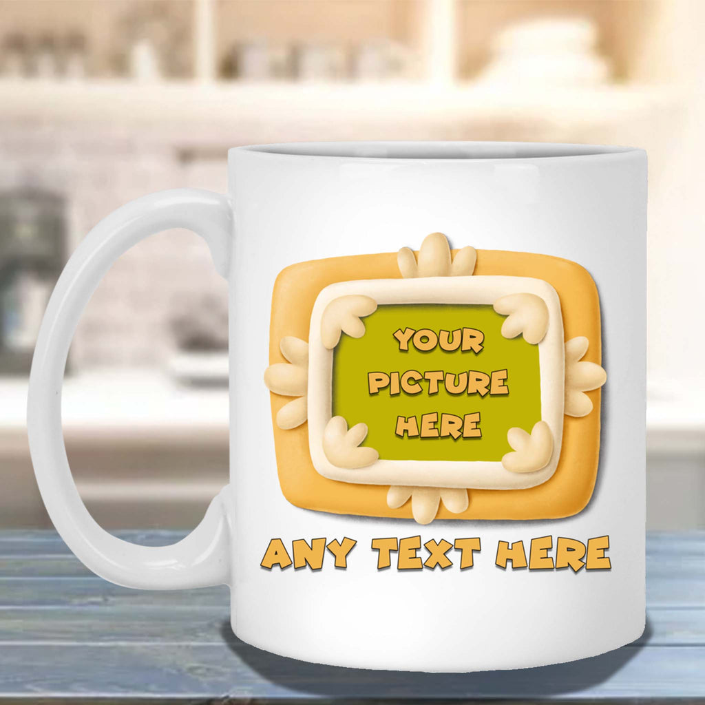 Cartoon Frame v1 Personalized Photo and Text Coffee MugCustomly Gifts