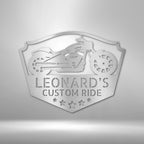 Chopper Shop Personalized Name Text Steel SignCustomly Gifts